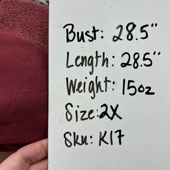 Gilli Asymmetrical Cold Shoulder Relaxed Pullover Top Berry Red Size 2X NWT - Picture 10 of 10